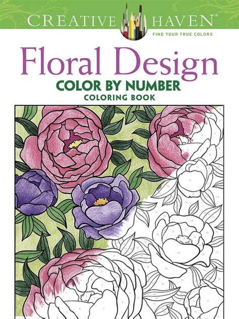Creative Haven Coloring Books Creative Haven Floral Design Color By