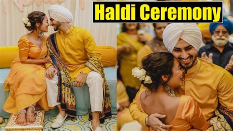 Neha Kakkar Haldi Ceremony Neha Kakkar Rohan Preet Wedding Function Haldi Ceremony Video Youtube