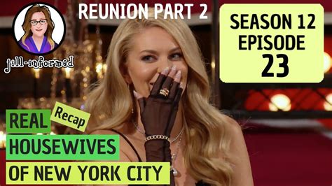 Real Housewives Of New York City Rhony Bravo Tv Recap Reunion Part 2