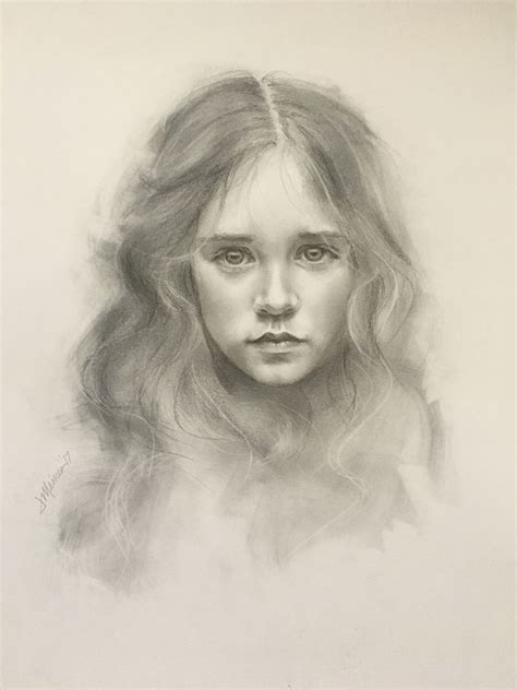 Quick Sketch No Graphite Pencil Portrait Drawing Janet Maines Janetmaines Com