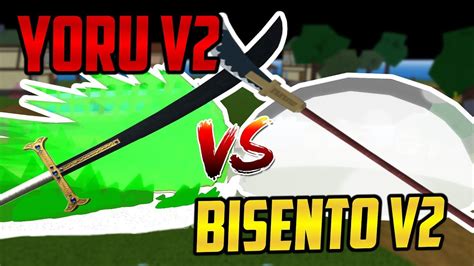 ⚔ V2 Yoru Vs Bisento Strongest Weapon Revealed Blox Piece Youtube