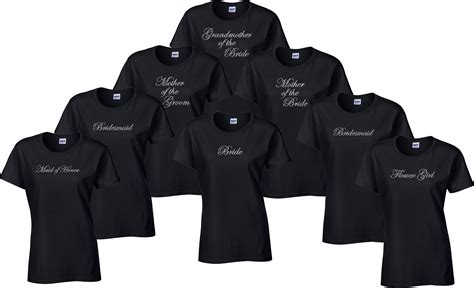 Brides Wedding Party Tee Shirts Customize Your Colors Today Email