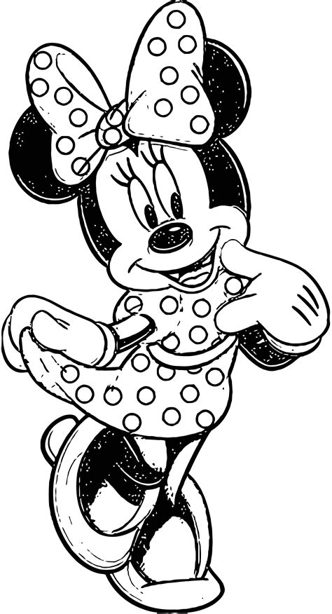 Minnie Coloring Page Wecoloringpage