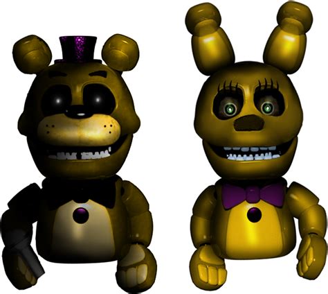 Puppet Fredbear And Puppet Springbonnie By Alexander133official On
