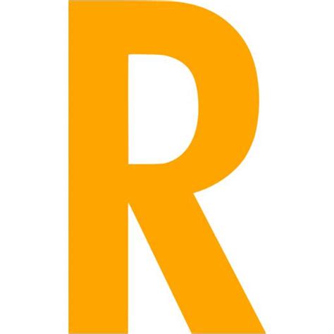 Orange Letter R Icon Free Orange Letter Icons