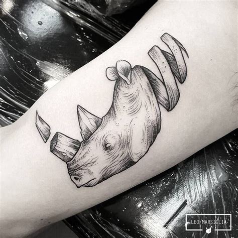 28 Creative Rhino Tattoo Designs And Ideas Page 2 Of 2 Tattoobloq