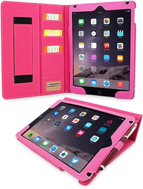 Ipad 4 And 3 Case Snugg Executive Hot Pink Leather Smart Case Cover [lifetime Guarantee] Apple