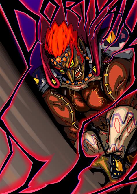 Ganondorf Doriyah Print Art By Wen