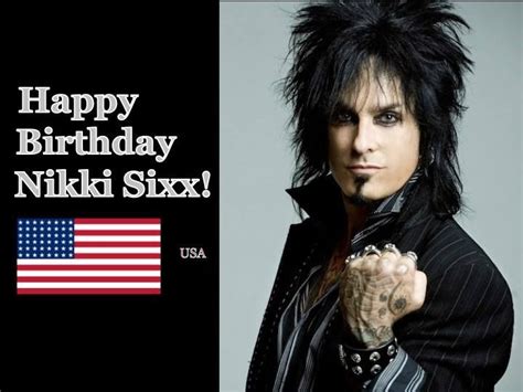 Pin By Louise💞 On Nikki Sixx Nikki Sixx Nikki Happy Birthday