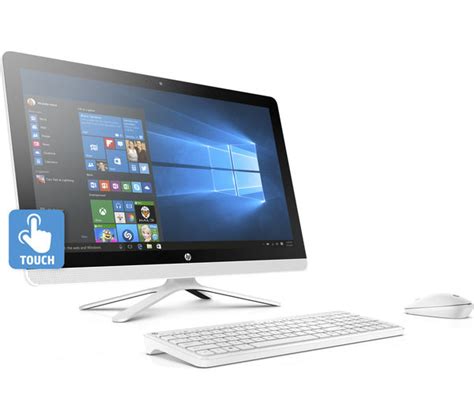 Buy Hp 24 G085na 24 Touchscreen All In One Pc White Free Delivery