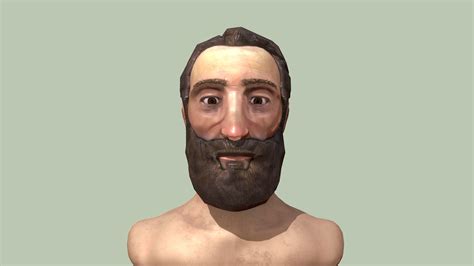 Caveman Head Bust 3d Model By Sk1nny 5e08224 Sketchfab