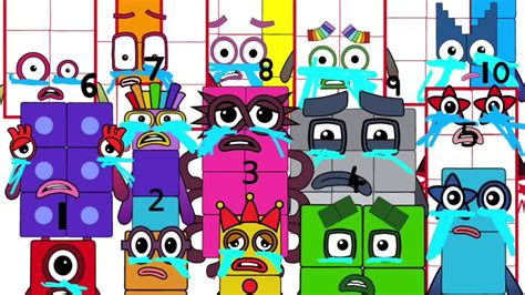 Free Like Video Numberblocks 1 15 Crying Youtube