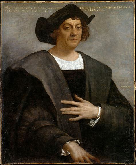 Retrato de Cristóbal Colón Cristóbal Colón Retrato explorador