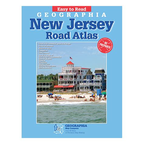 New Jersey State Atlas Geographia Maps