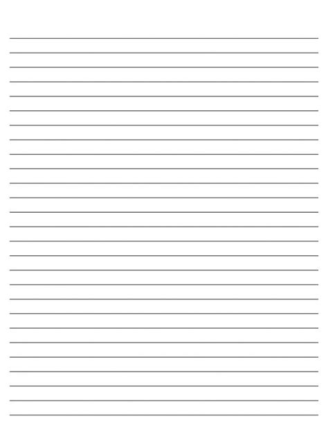 Free Printable Lined Paper Pdf Get What You Need For Free