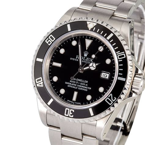 To view our full section visit our rolex watches for sale page. Sea-Dweller Rolex 16600 Black Dial