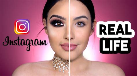 Instagram Vs Everyday Real Life Makeup Youtube