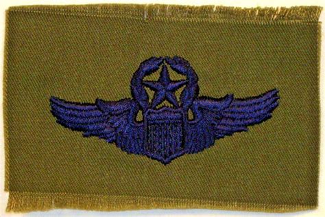 Us Air Force Command Pilot Wings Badge Insignia Fatigue Patch Badge