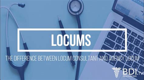 Nhs Locum V Agency Locum Whats The Difference Bdi Resourcing Youtube