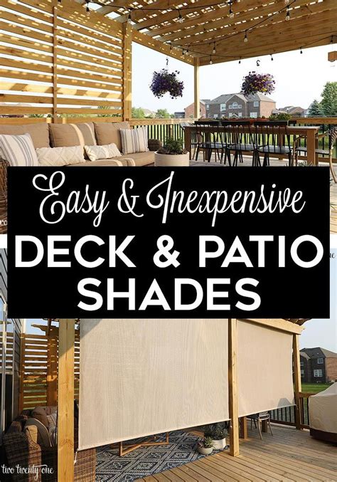 Deck Shade Solution Patio Shade Deck Shade Outdoor Patio Shades