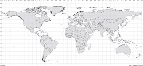 World Map Latitude Longitude Printable Printable Maps