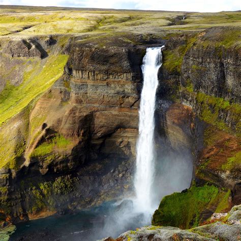 The Bigger The Waterfall The Better Háifoss Iceland Unlockingkiki