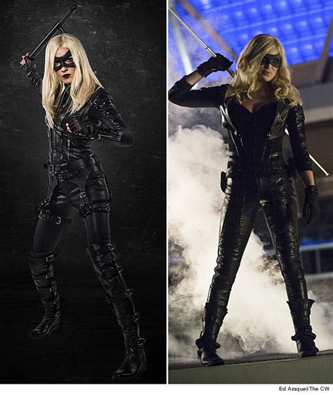 Katie Cassidy Suits Up As Black Canary In New Arrow Photos