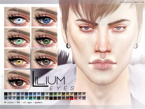 Sims 4 Ccs The Best Eyes By Pralinesims