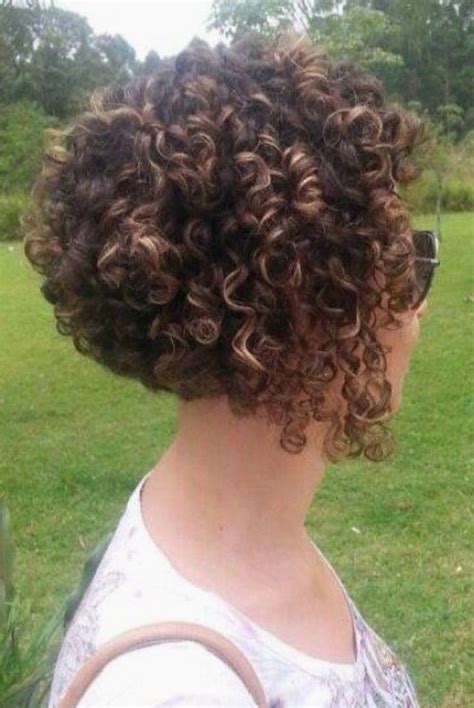 Curly Angled Bobs Short Layered Curly Hair Short Permed Hair Short