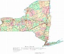 New York Printable Map