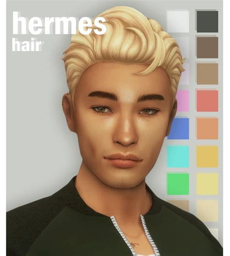 Sims Cc Hair Male Maxis Match Hairstyles Ideas