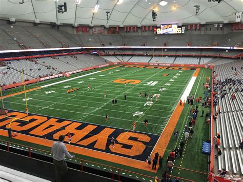 The history of syracuse dates back before the turn of the 20th century, but it was not until the 1950s that the orange became a household name. Carrier Dome Section 308 - Syracuse Football ...