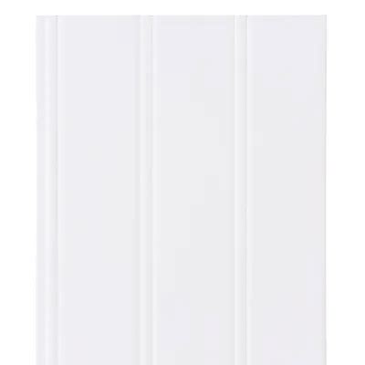 Get free shipping on qualified moisture resistant wall paneling or buy online pick up in store today in the lumber & composites department. House of Fara W96WP 12 sq. ft. White Vinyl Reversible ...