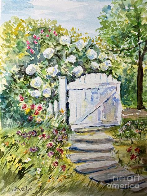The Secret Garden Painting By Jean Costa Fine Art America