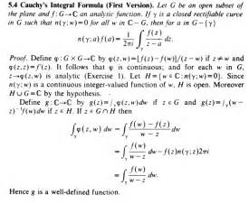 Cauchy Integral Theorem Liberal Dictionary