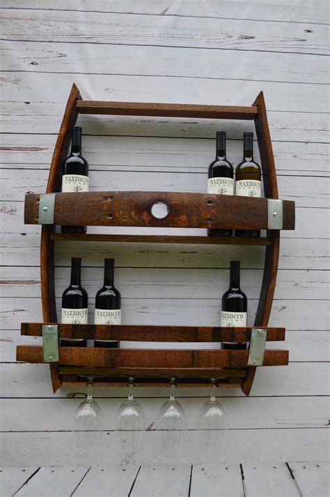 Whiskey Stave Wine Rack Many Customers Use This As A Whiskey