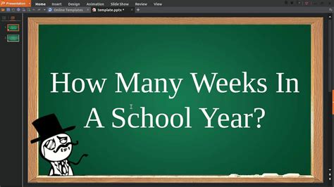 How Many Weeks In A School Year Youtube
