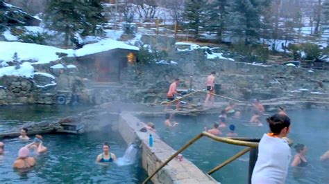 Strawberry Park Hot Springs Steamboat Springs Colorado Youtube