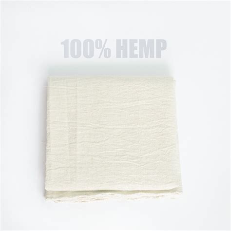 100 Hemp Natural Soft Hemp Fabric Woven In Northern Etsy