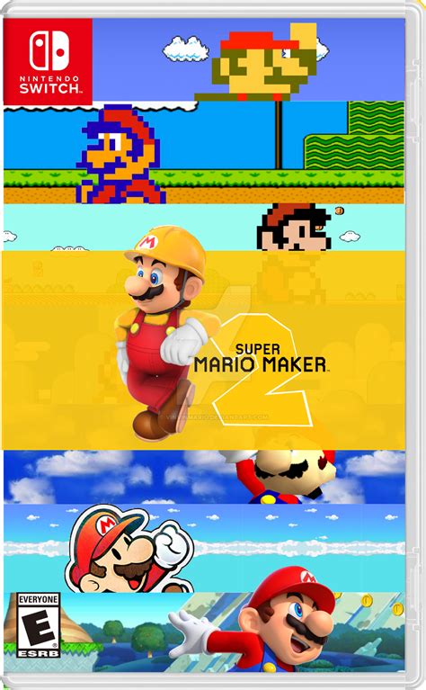 Super Mario Maker 2 Fan Made Switch Cover 2018 By Vinvinmario On Deviantart