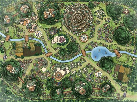 Elven City Inkarnate Create Fantasy Maps Online