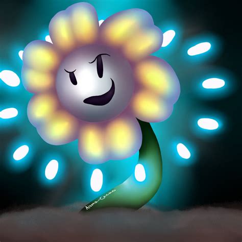 The Undertale Collection Flowey The Flower By Aioma On Deviantart