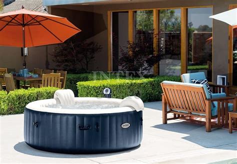 Intex Pure Spa 6 Person Inflatable Portable Heated Bubble Hot Tub