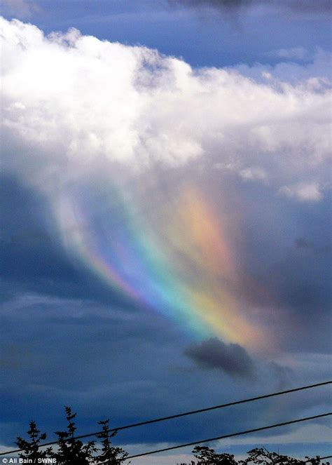 Burning Bright The Spectacular Fire Rainbow That Bathed The Scottish