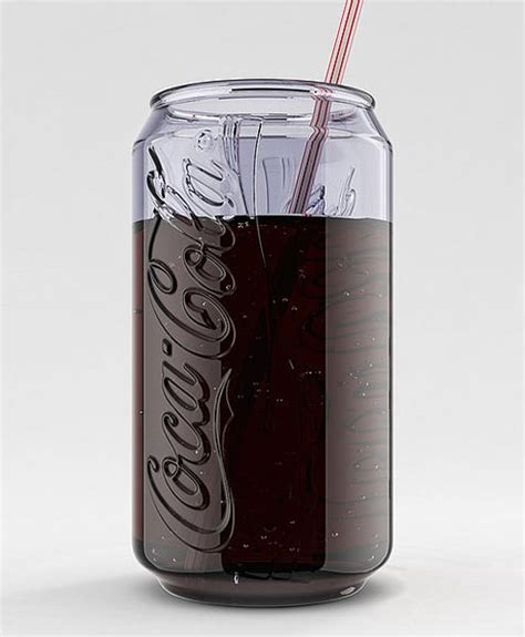 Coca Cola Can Glass The Awesomer
