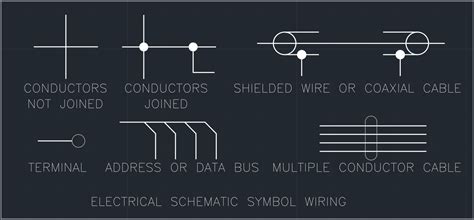 Electrical Schematic Symbol Wiring Autocad Free Cad Block Symbols