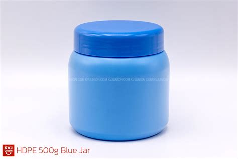 กระปุกพลาสติกสีฟ้า โรงงานพลาสติก ขวดพลาสติก บรรจุภัณฑ์ Kvj Union
