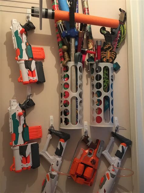 This is a video where me and my dad built some nerf gun storage for my nerf gun collectionl. Pin on My boys