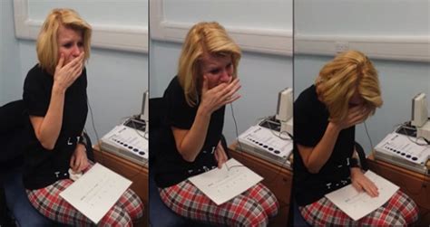 Video Amazing Moment Deaf Woman Hears For The First Time
