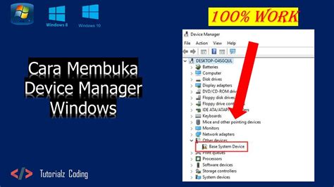 Cara Buka Device Manager Di Windows 10 Youtube